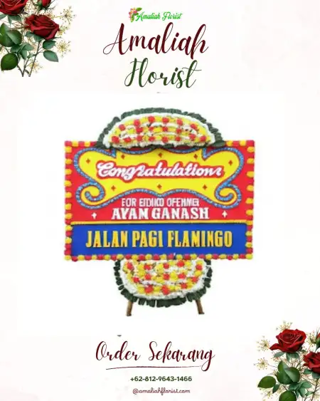 Sewa Papan Bunga Dinoyo